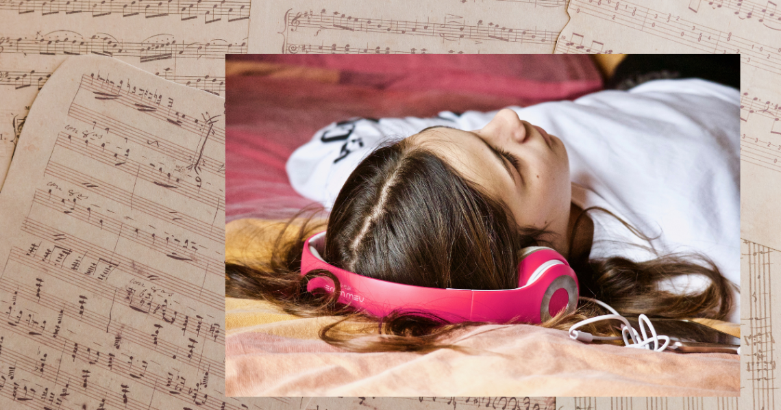 Using Music to calm anxiety banner